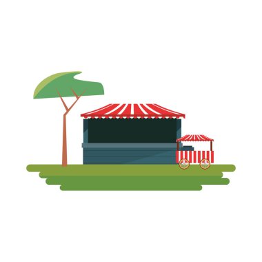 alan karnaval Festivali Park standında