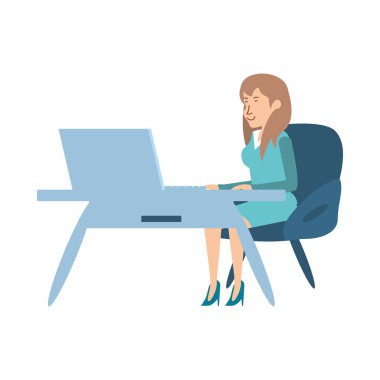 iş kadını işyerinde zarif