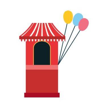 balon karnaval Festivali ile sirk kabini