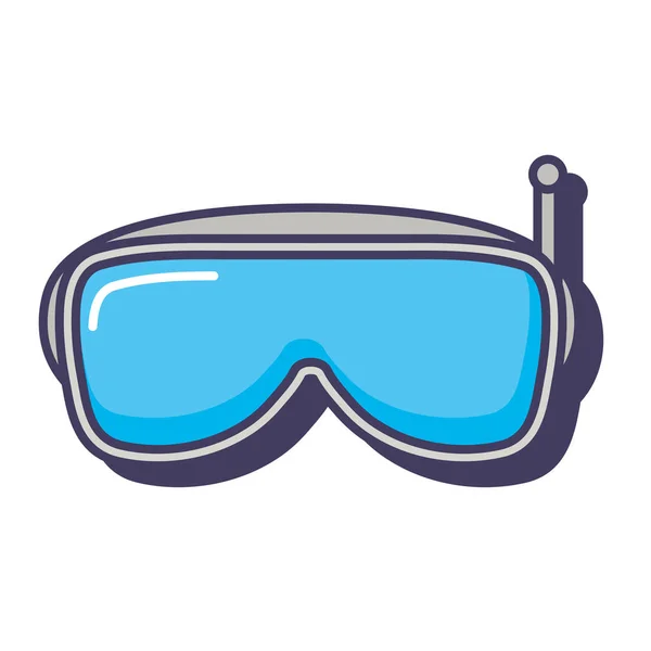 Realidad gafas virtuales dispositivo digital — Vector de stock