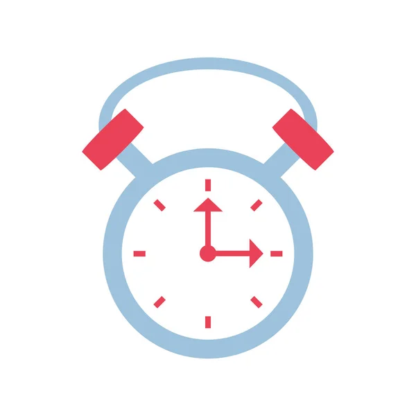 Reloj despertador icono aislado — Vector de stock