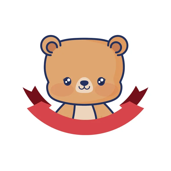 Niedliches Bärenbaby — Stockvektor