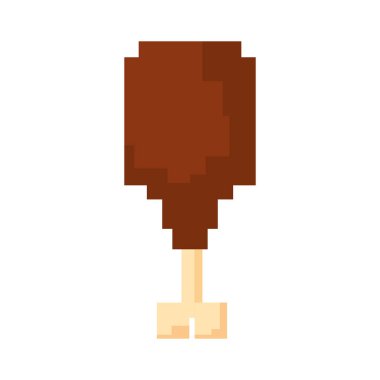 Pixel video oyunu Tavuk bacak