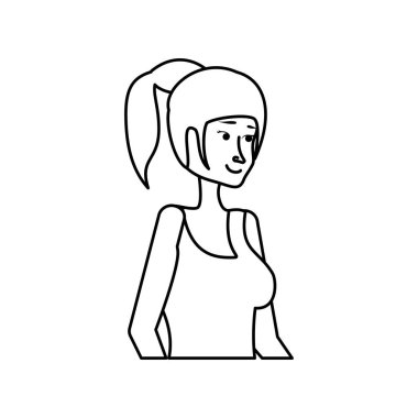 genç kadın avatar karakter