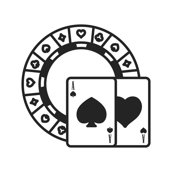 Diseño de ruleta de Casino — Archivo Imágenes Vectoriales