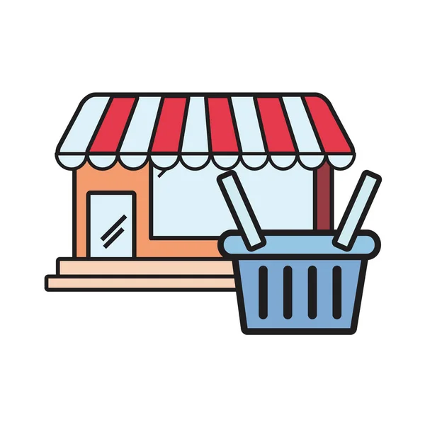 online shopping market basket