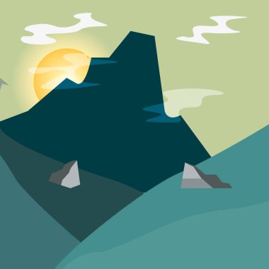 doğal gökyüzü güneş manzara taş