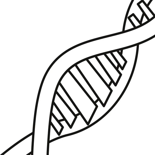 DNA molekülü genetik — Stok Vektör