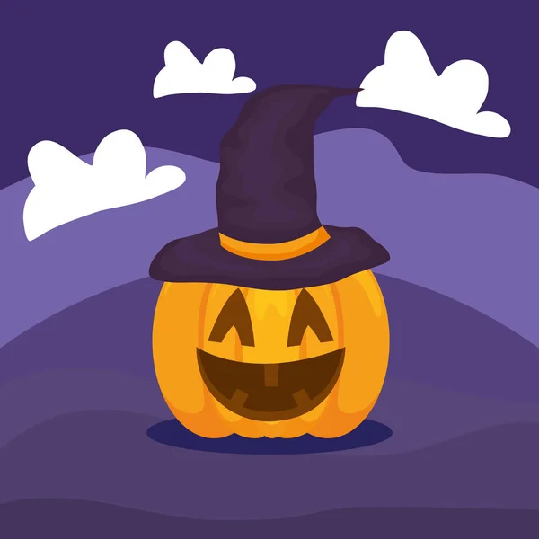 Halloween pumpkin desing — Wektor stockowy