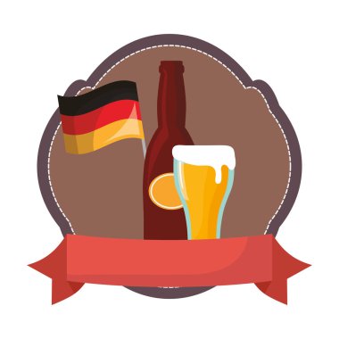 bayrak bardak bira cam şişe