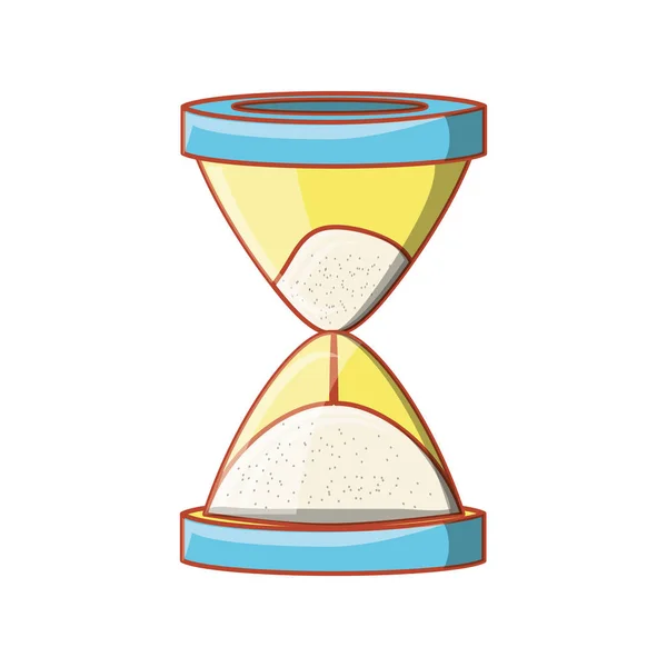 Hourglass time isolated icon — Stock Vector