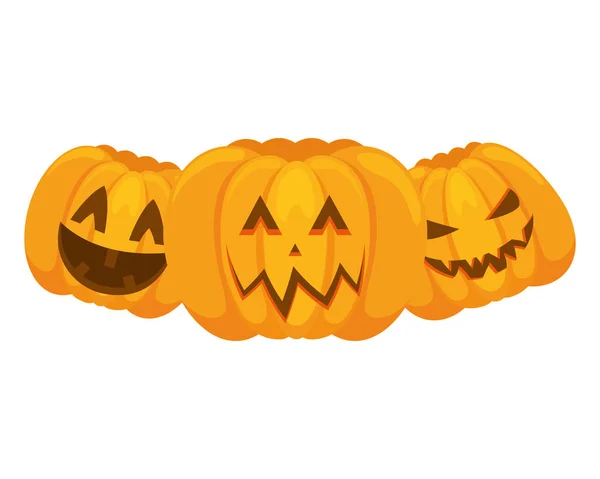 Desing citrouille halloween — Image vectorielle