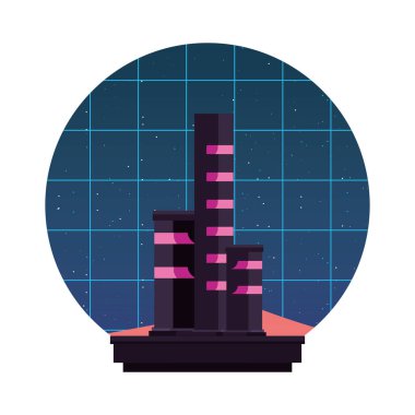 futuristik bina soyut syle