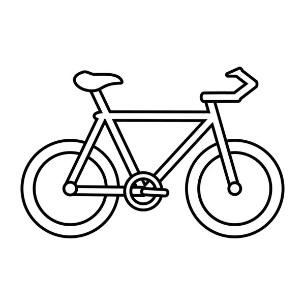 Ποδήλατο όχημα απομονωμένες εικονίδιο — Διανυσματικό Αρχείο