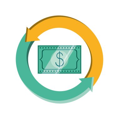 Bill doları oklarla daire