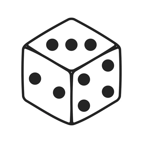 Иконка с кубиками — стоковый вектор