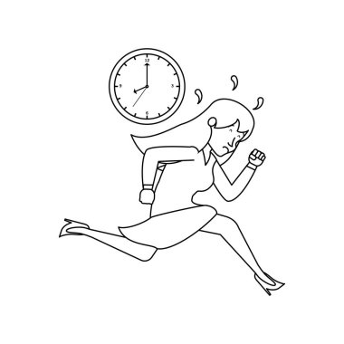 iş kadını avatar karakter çalışan