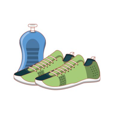şişe ile uygulama spor ayakkabıları