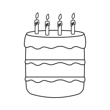 doğum günü pastası simgesi