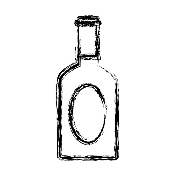 Whisky bottle icon — Stock Vector