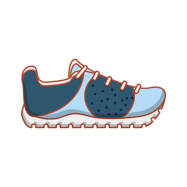 Zapato corredor tenis icono — Archivo Imágenes Vectoriales