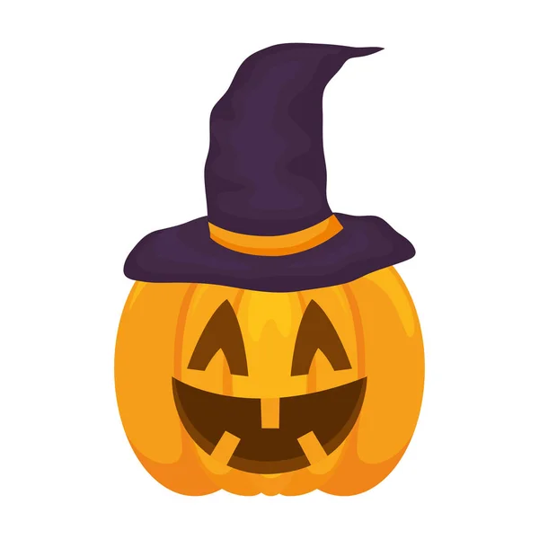 Diseño de calabaza de Halloween — Vector de stock