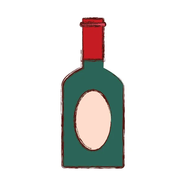 Icono de botella de whisky — Archivo Imágenes Vectoriales