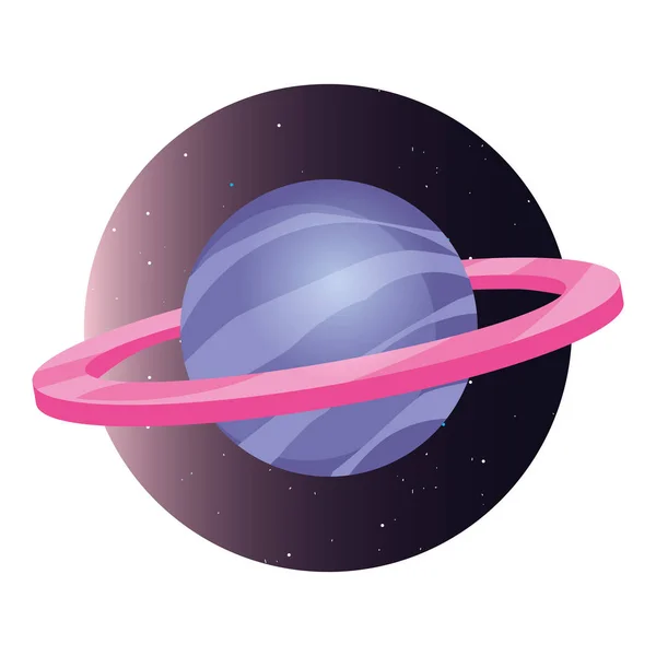 Planety galaxie astronomie prostor — Stockový vektor