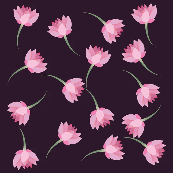 Flores naturaleza decoración floral fondo — Vector de stock