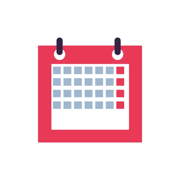 Значок дати нагадування календаря — стоковий вектор