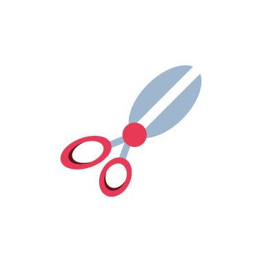 Makas aracı izole simgesi