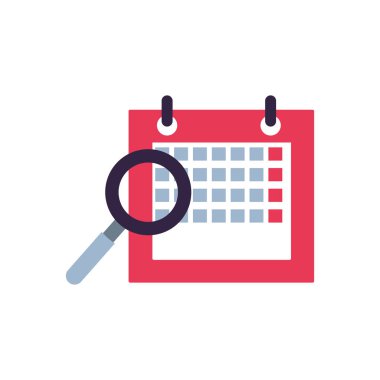 Büyüteçle takvim anımsatıcı