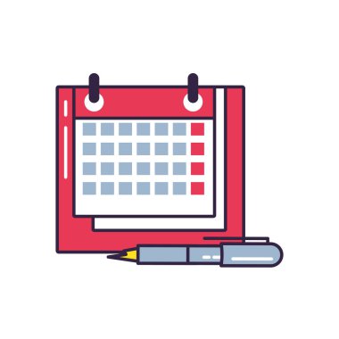 kalem ile Takvim anımsatıcı tarihi