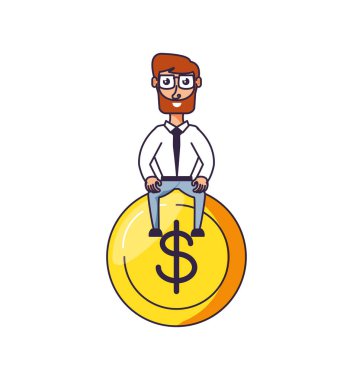 Coin dolar ile işadamı zarif