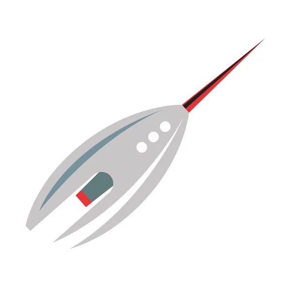 Exploración de naves espaciales de cohetes — Archivo Imágenes Vectoriales
