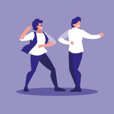 Erkekler avatar karakter dans