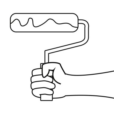 el tutma silindir boya aracı