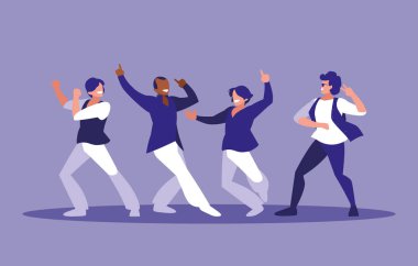 Erkekler avatar karakter dans