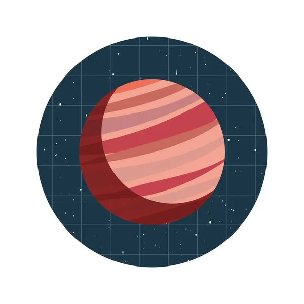 Planeet ruimte Galaxy — Stockvector