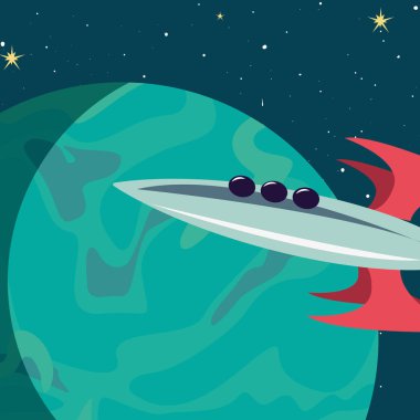 roket uzay gemisi galaksi