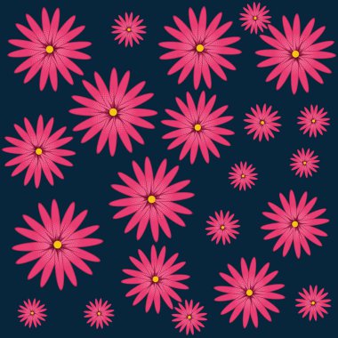 Çince çiçek doğal desen