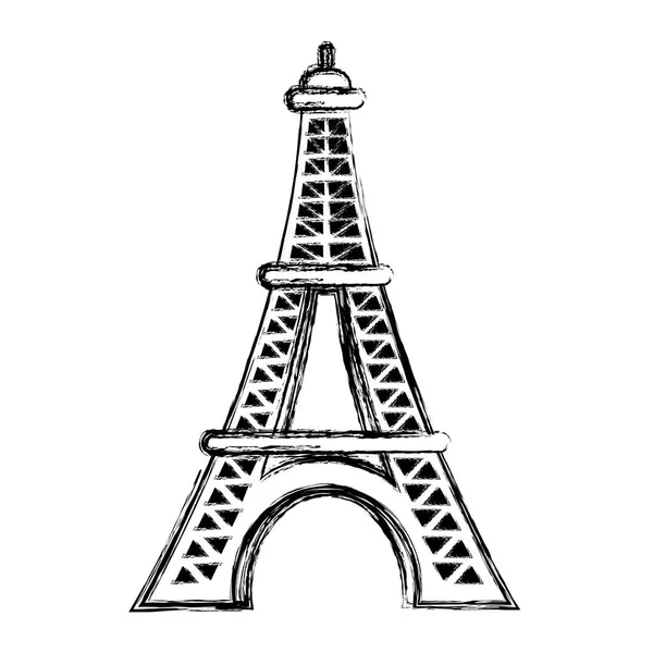 Eiffel tower icon — Stock Vector