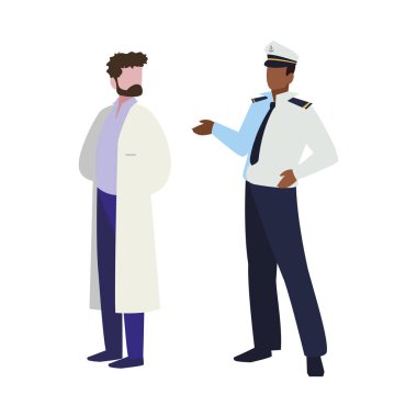 profesyonel işçi karakterleri çift