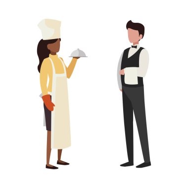 profesyonel işçi karakterleri çift