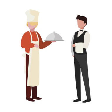 profesyonel işçi karakterleri çift