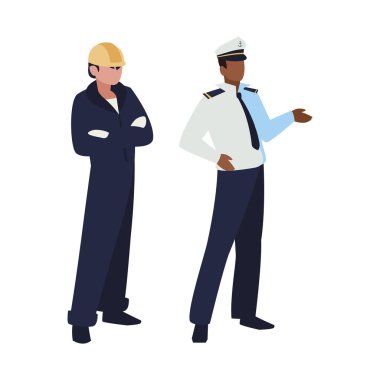 profesyonel işçi karakterleri çift