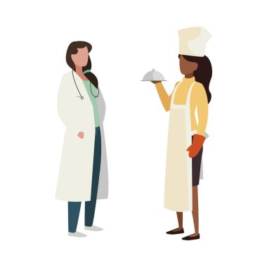 profesyonel işçi karakterleri çift