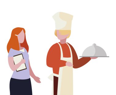 profesyonel işçi karakterleri çift
