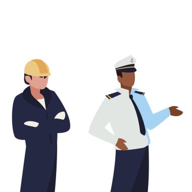 profesyonel işçi karakterleri çift