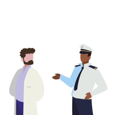 profesyonel işçi karakterleri çift